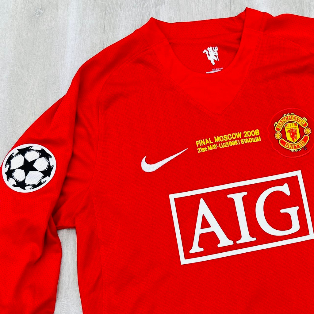 07/08 Manchester United Long. sleeve Home Jersey - Ronaldo