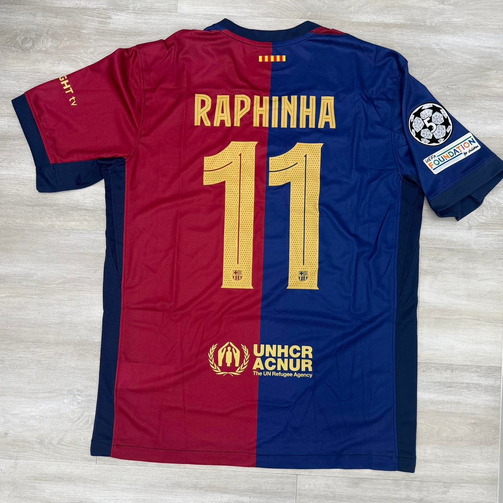 24/25 Barcelona Home Jersey - Raphinha