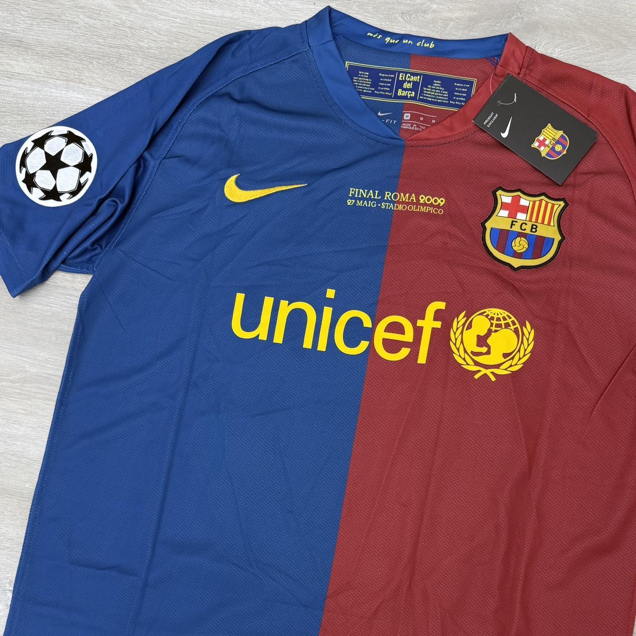 08/09 Barcelona  Champion League Home Jersey - Messi