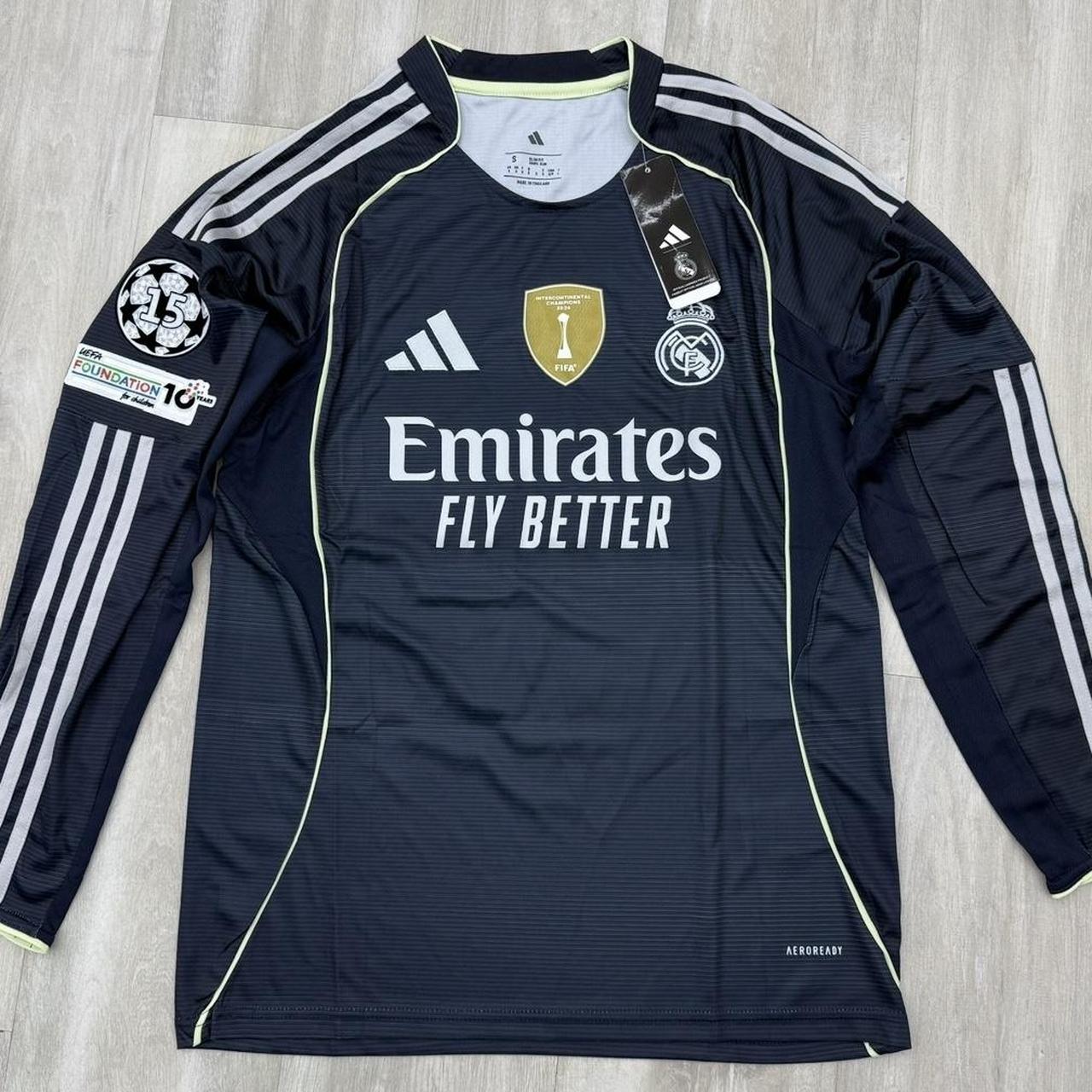 25/26 Real Madrid Long Sleeve Away Jersey - Mbappe