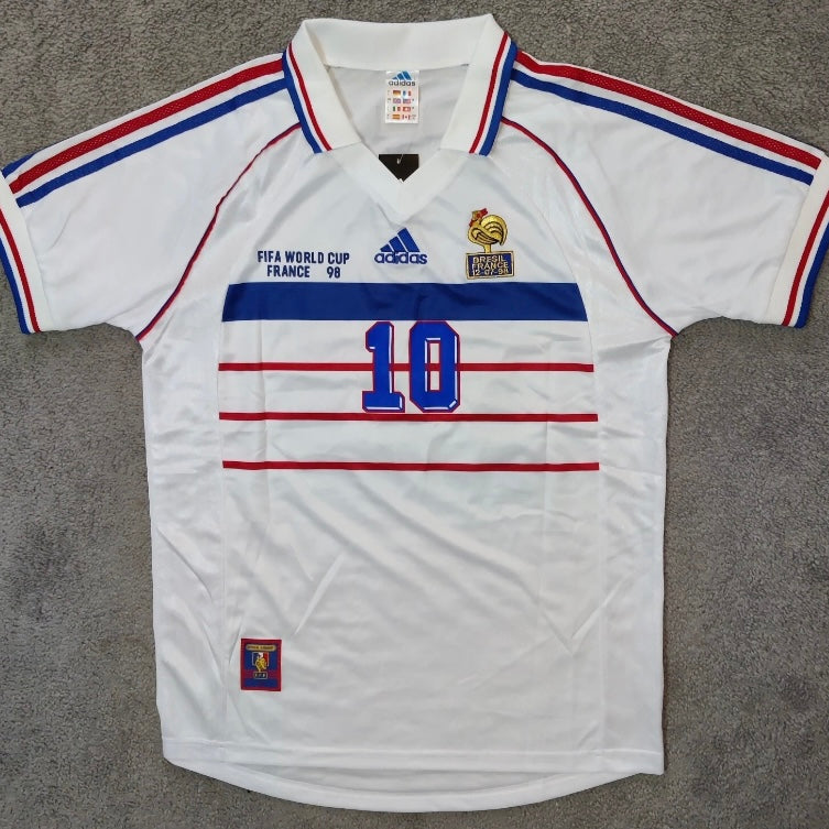 1998 FIFA World Cup France Away Jersey - Zidane