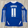 11/12 Chelsea Long Sleeve Home Jersey - Drogba