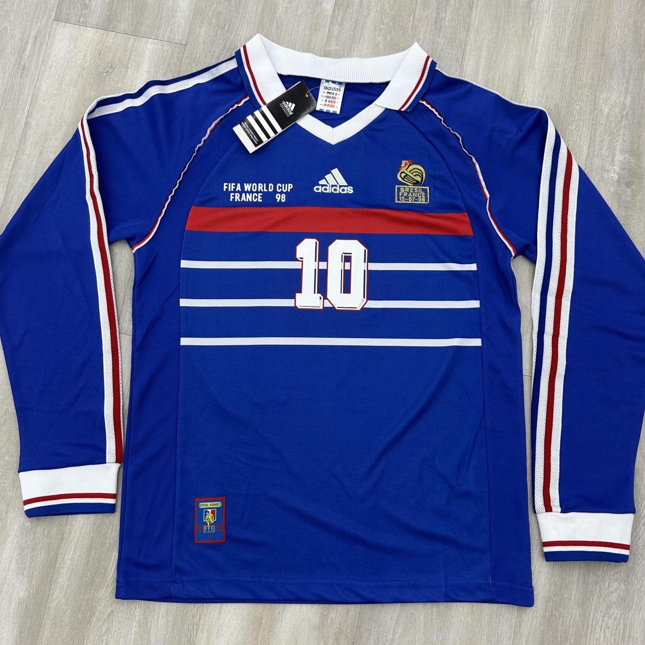 1998 FIFA World Cup France Home Jersey- Zidane