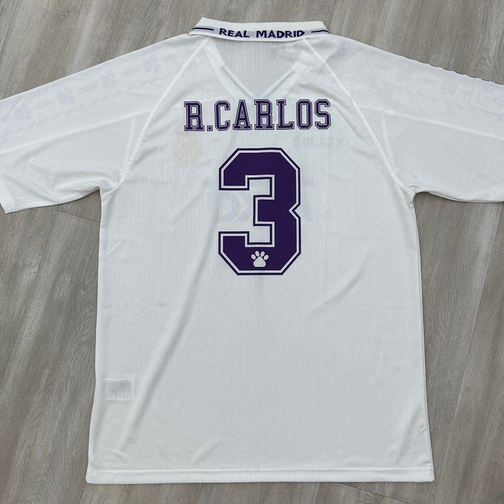 1996/97 Real Madrid Home Jersey - R. Carlos