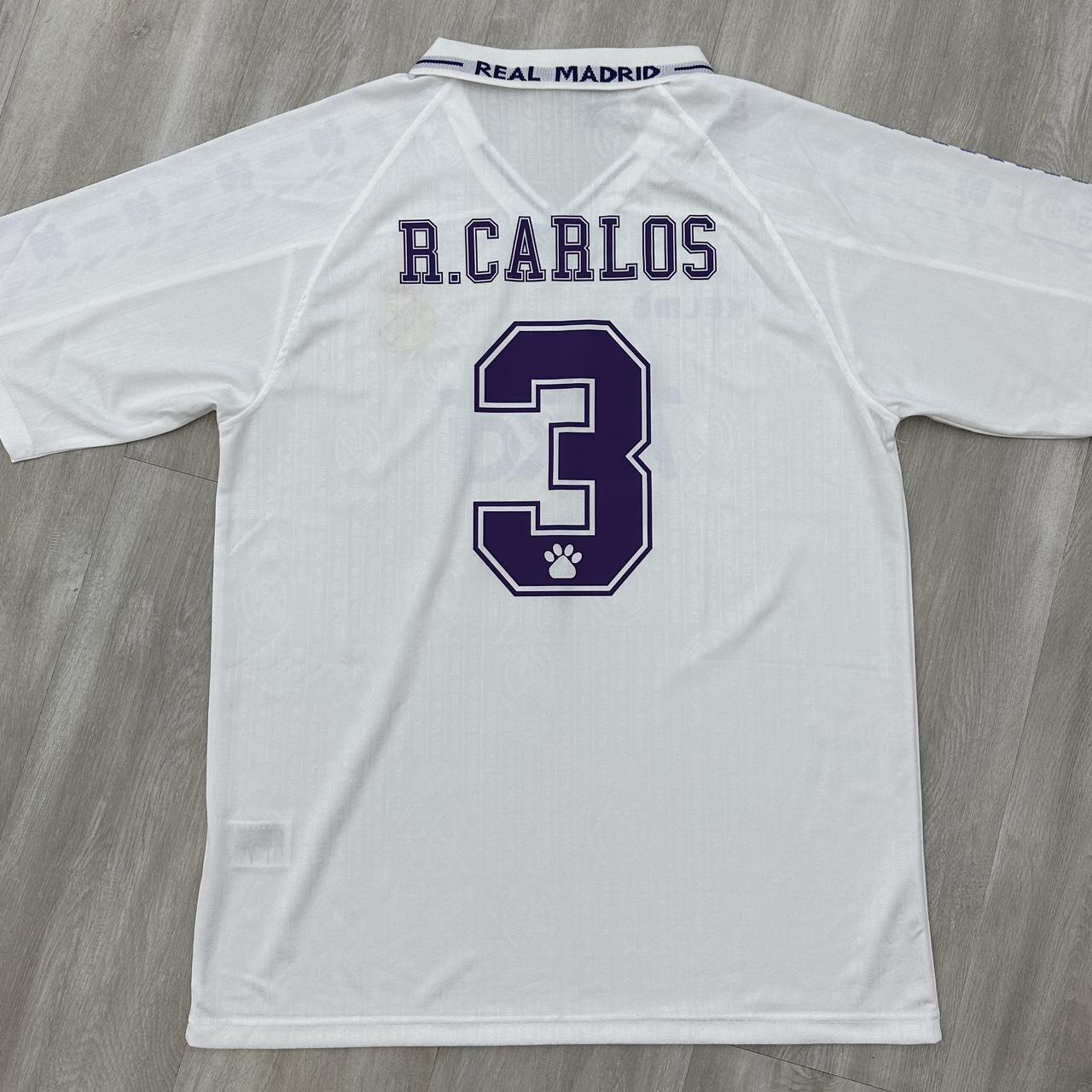 1996/97 Real Madrid Home Jersey - R. Carlos