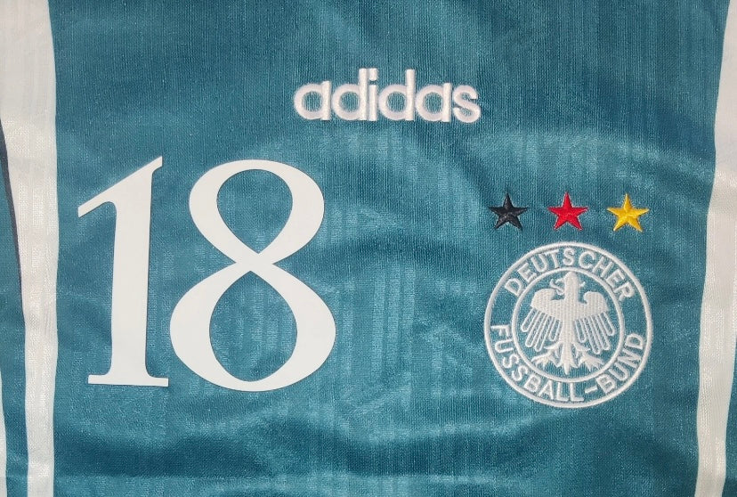 1996 Germany Away Jersey - Klinsmann