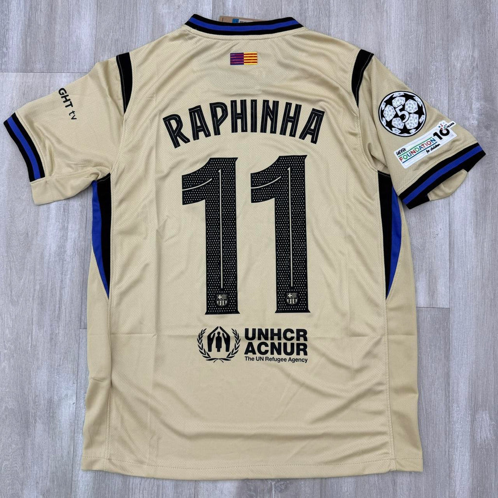 25/26 Barcelona Away Jersey - Raphinha