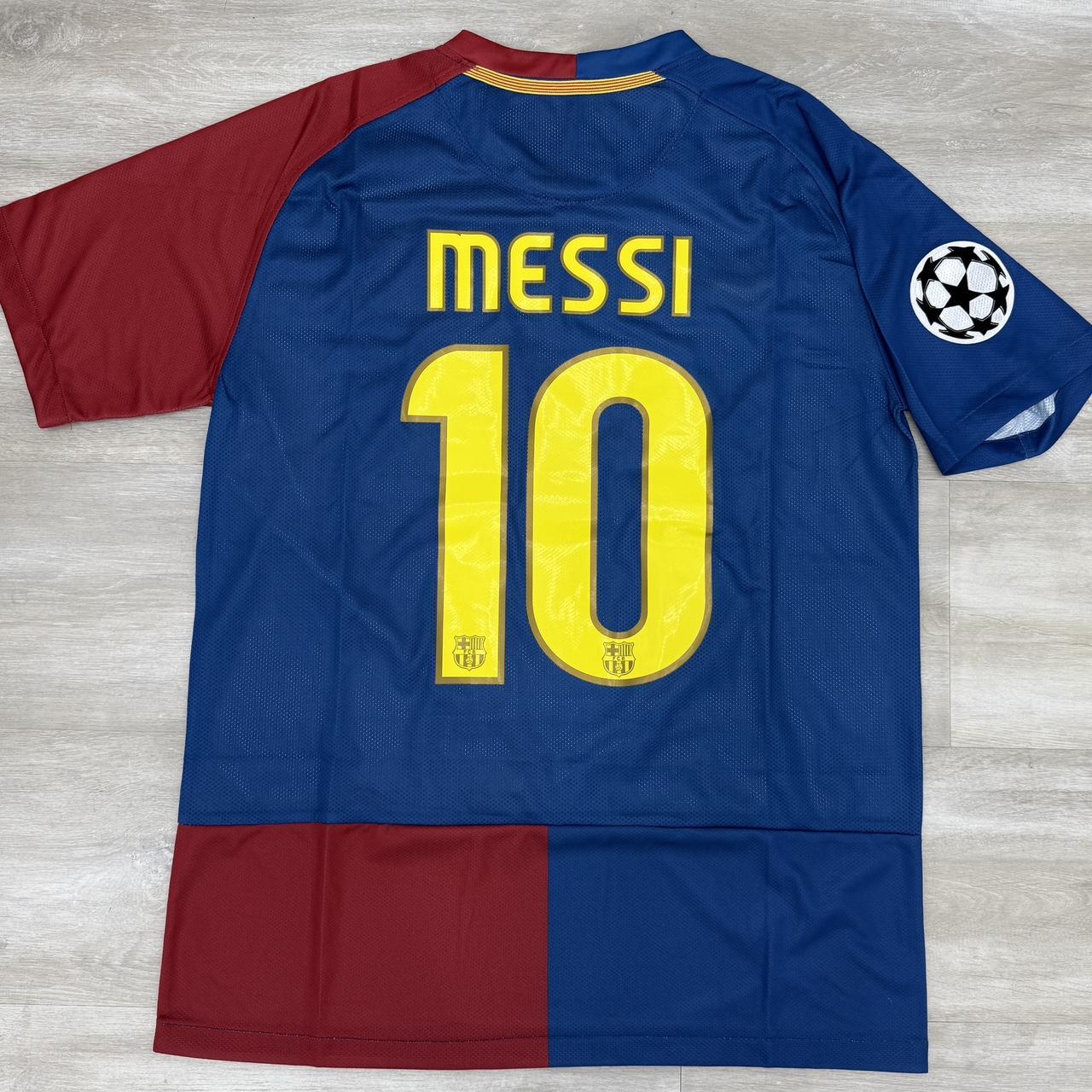08/09 Barcelona  Champion League Home Jersey - Messi