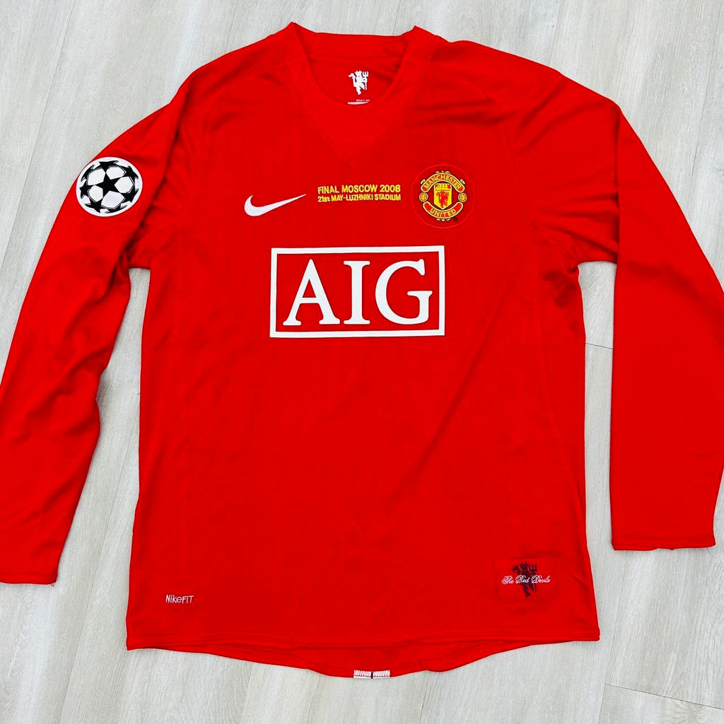 07/08 Manchester United Long. sleeve Home Jersey - Ronaldo