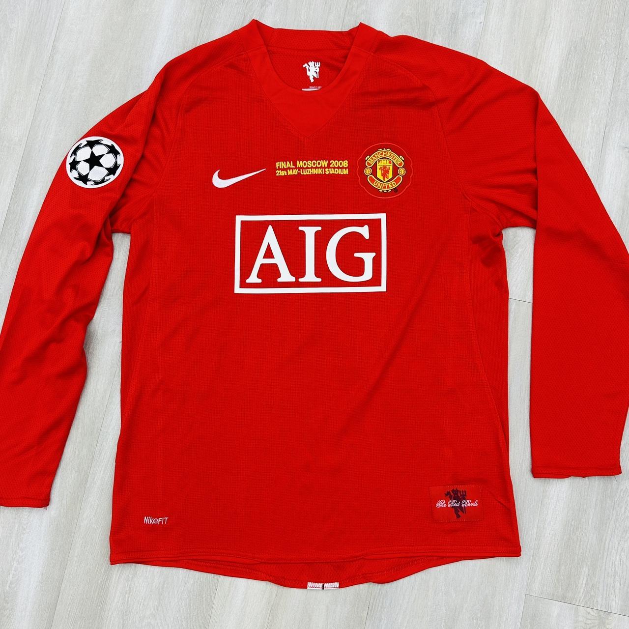 07/08 Manchester United Long. sleeve Home Jersey - Ronaldo