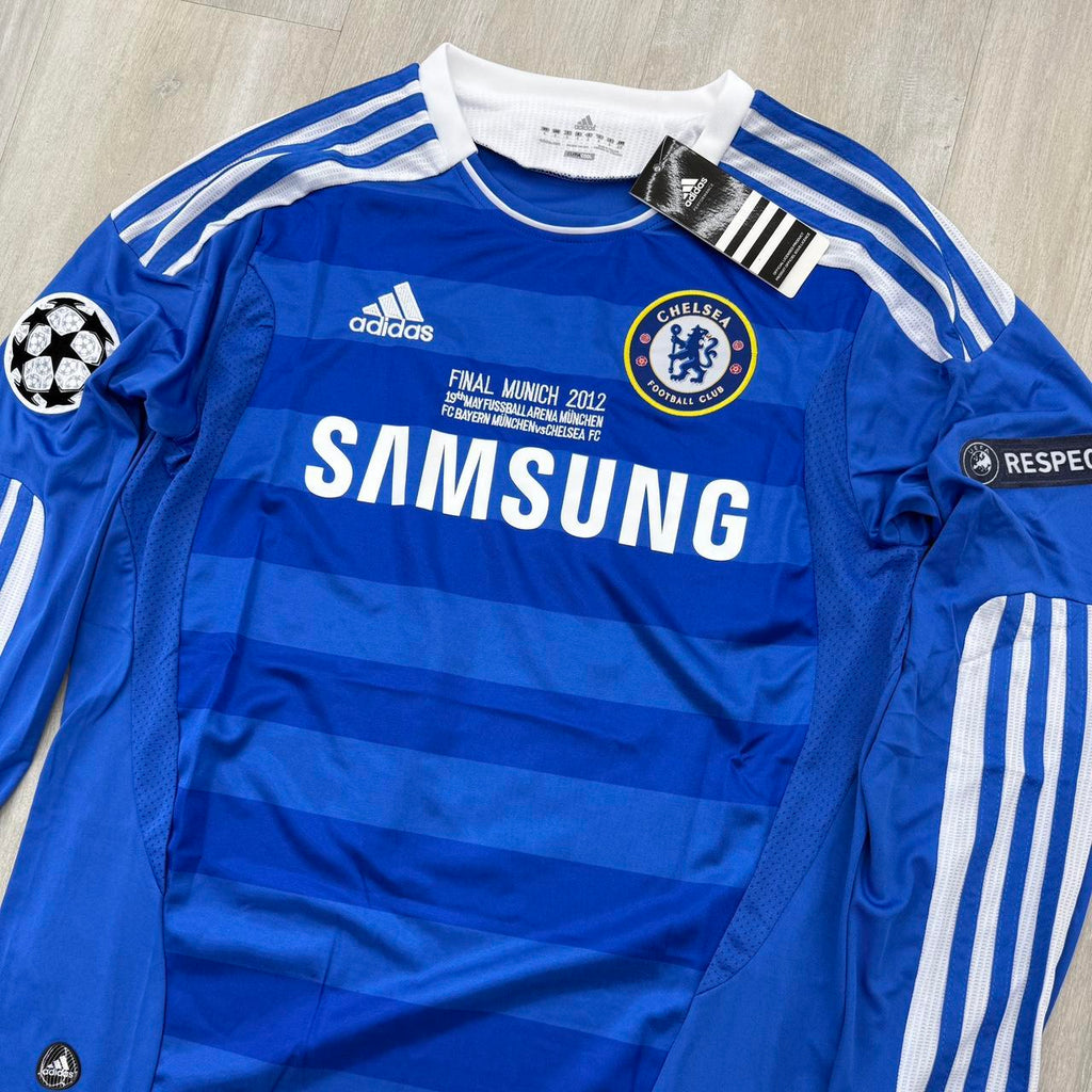 11/12 Chelsea Long Sleeve Home Jersey - Drogba