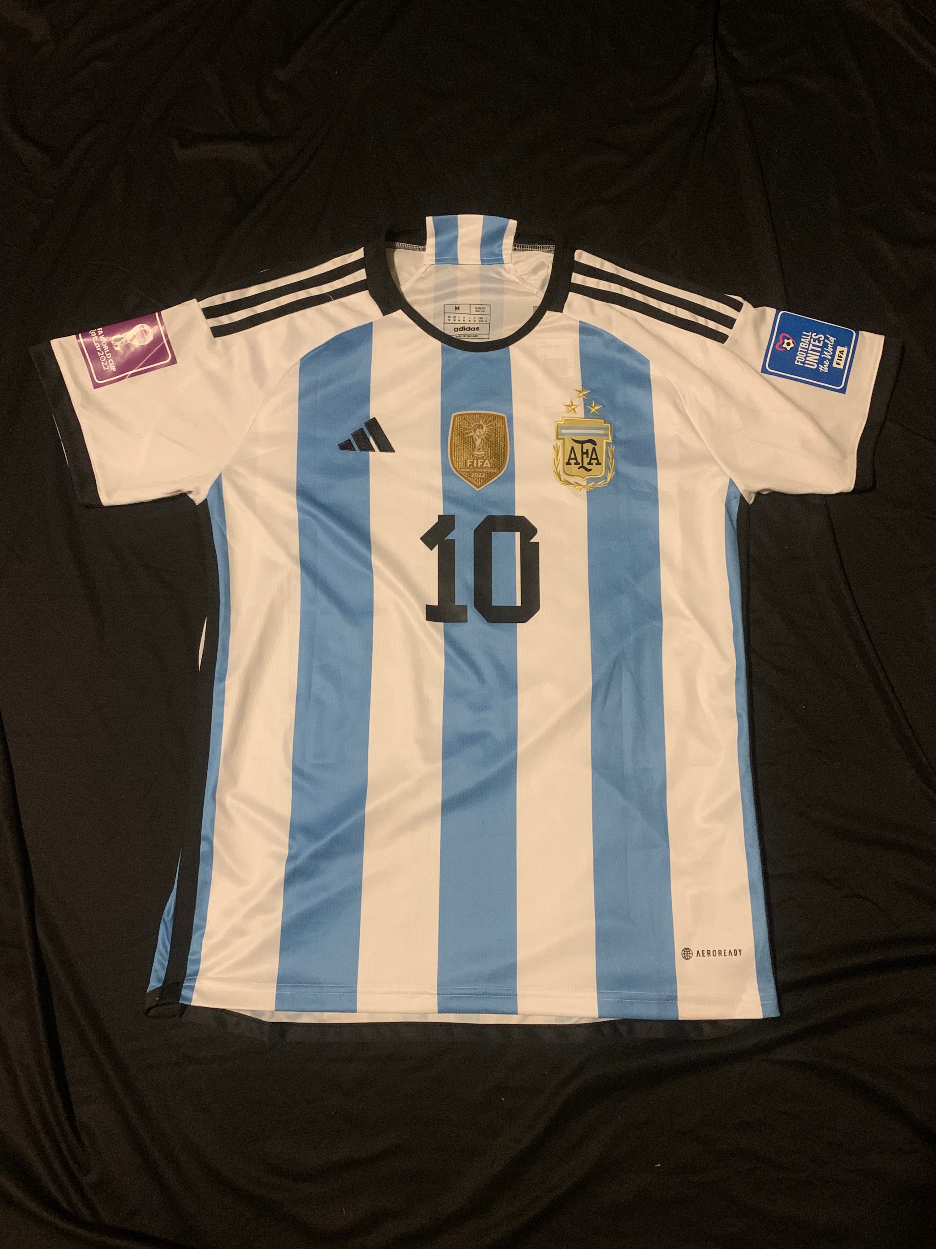 2022 FIFA World Cup Argentina Home Jersey - Messi