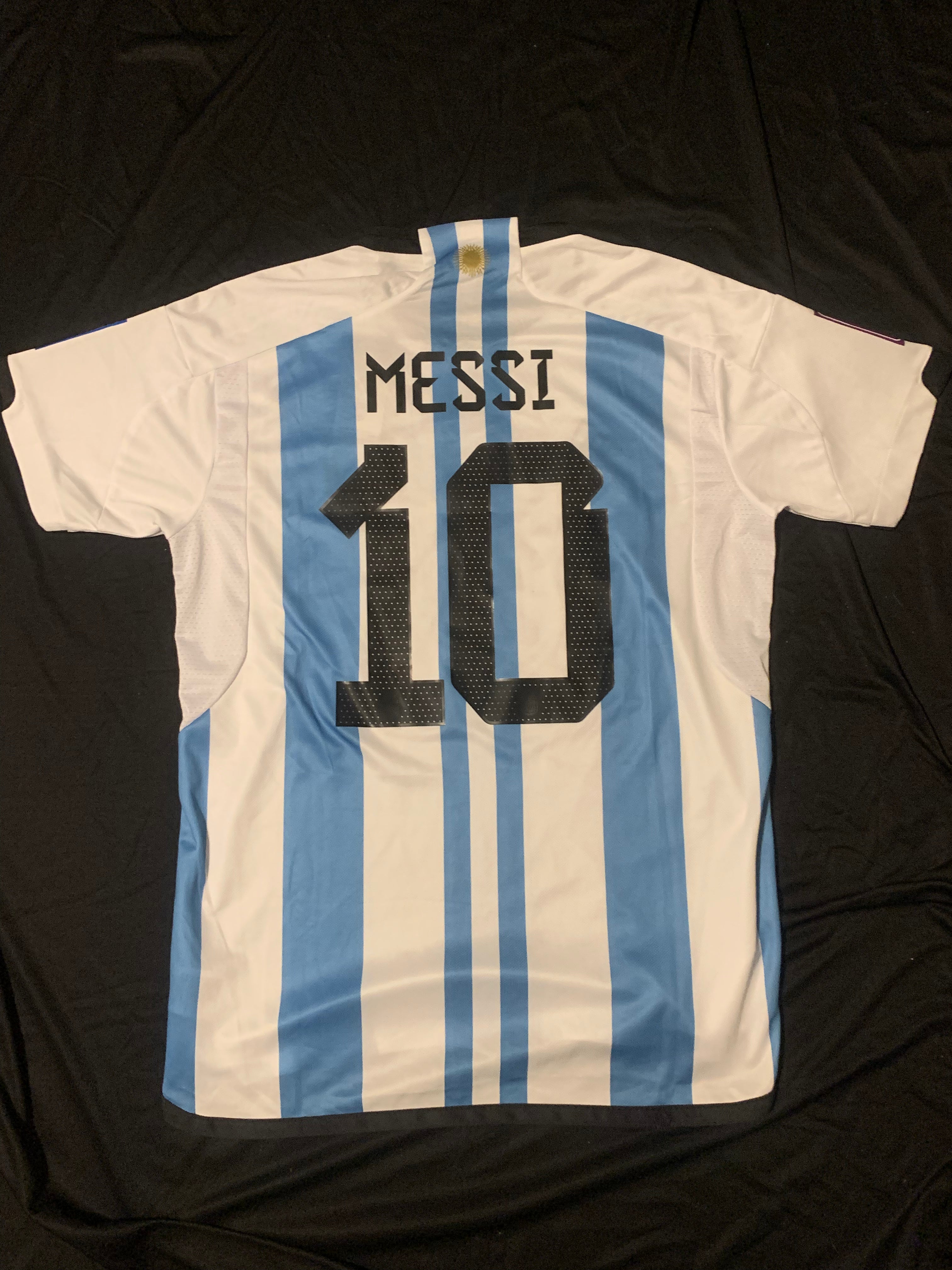 2022 FIFA World Cup Argentina Home Jersey - Messi