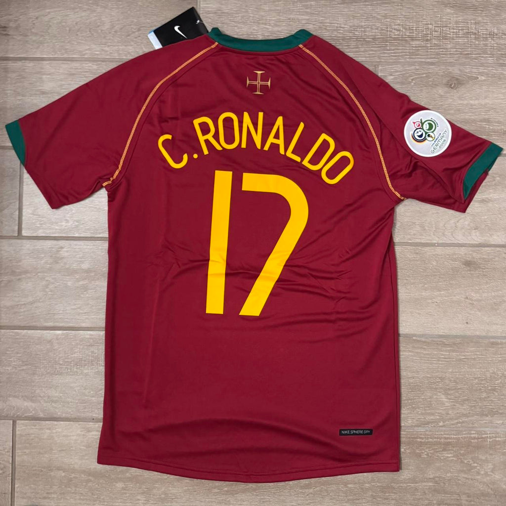 2006 FIFA World Cup Portugal Home Jersey - Ronaldo