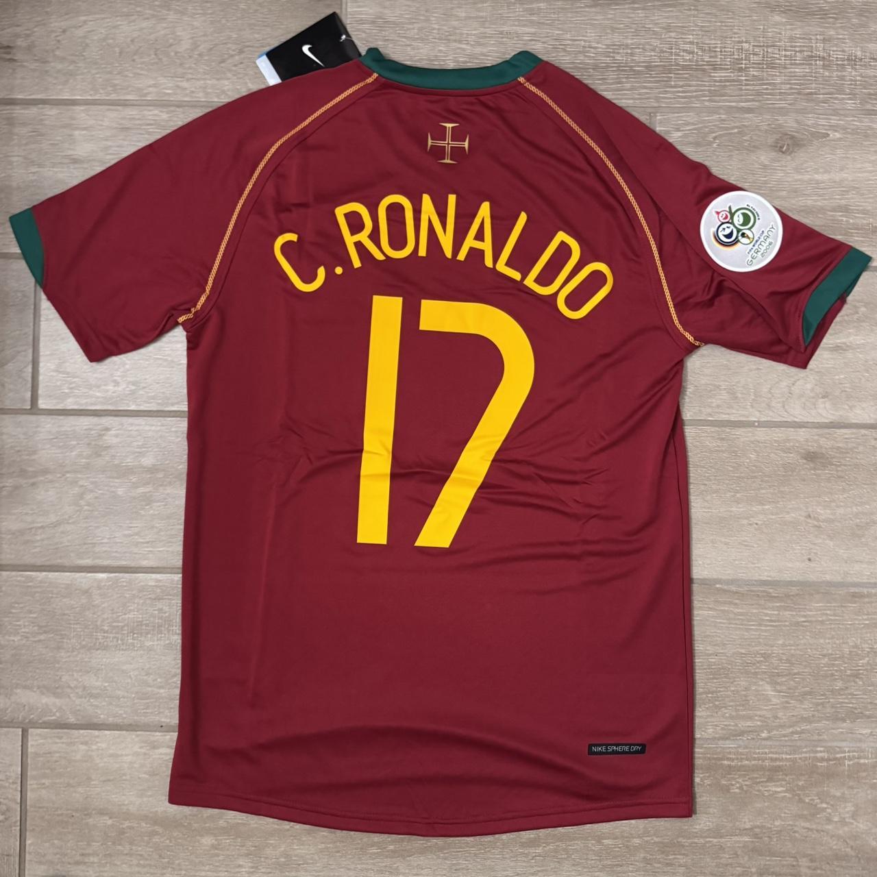 2006 FIFA World Cup Portugal Home Jersey - Ronaldo