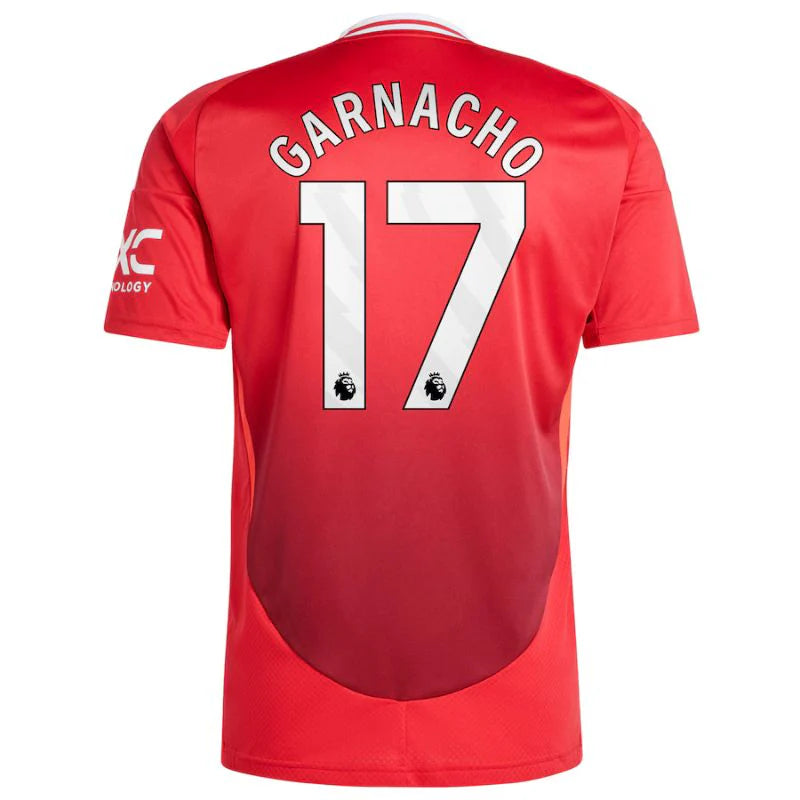 24/25 Manchester United Home Jersey - Garnacho